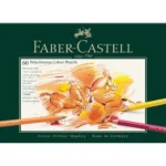 Crayons de couleur Polychromos boîte métal de 60 pièces