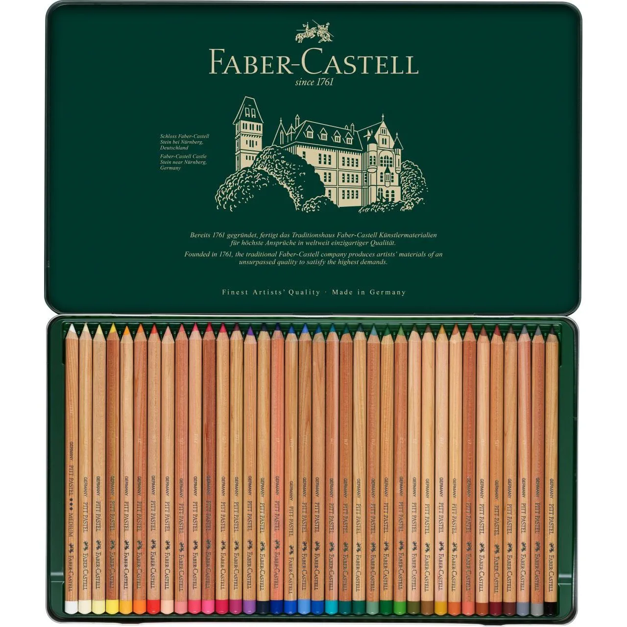 Crayon Pitt Pastel boîte métal de 36 pièces – Image 2
