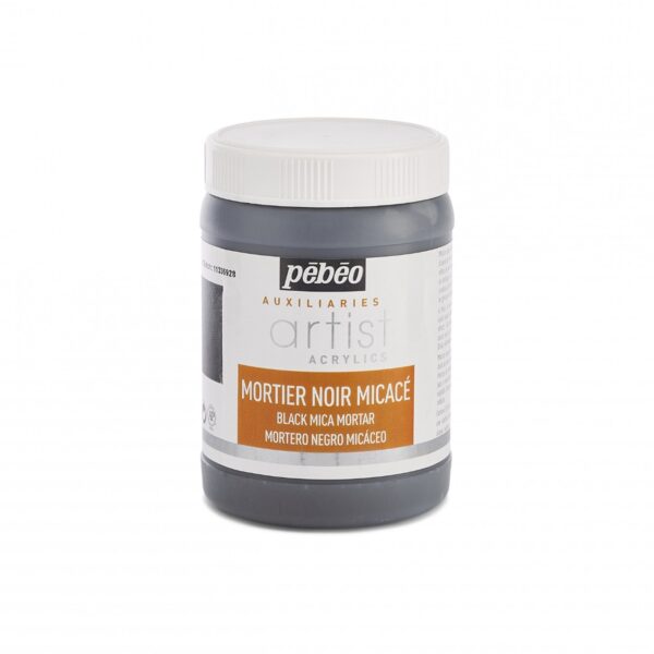 MORTIER NOIR MICACÉ PEINTURE ACRYLIQUE - ARTIST ACRYLICS 250ML