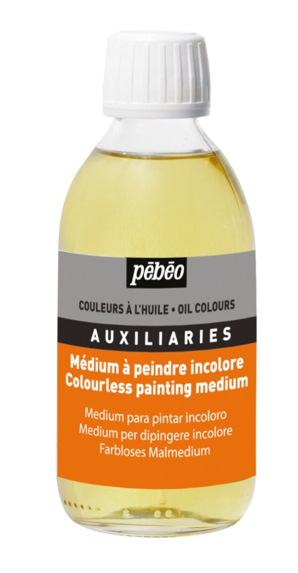 Médium à peindre incolore peinture à l'huile - Pébéo 245ML