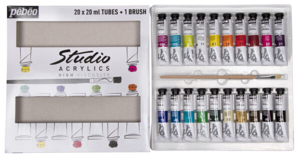 SET PEINTURE ACRYLIQUE FINE - STUDIO ACRYLICS – Image 2