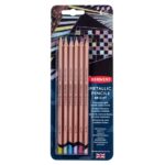 Derwent Metallic Colour Pencils, Set of 6