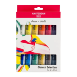Coffret de 12 peintures acrylique Amsterdam - Royal Talens - 20ml