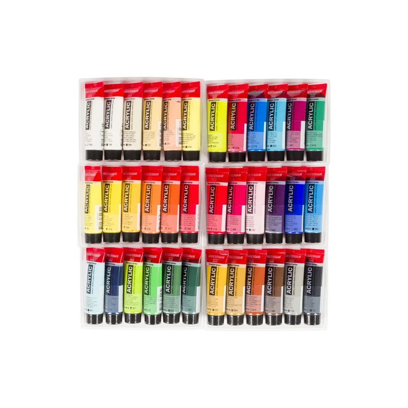Coffret de 36 peintures acrylique Amsterdam royal Talens - 20ml – Image 2