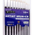 Studio Artist Brushes 12pce Flat 1-12