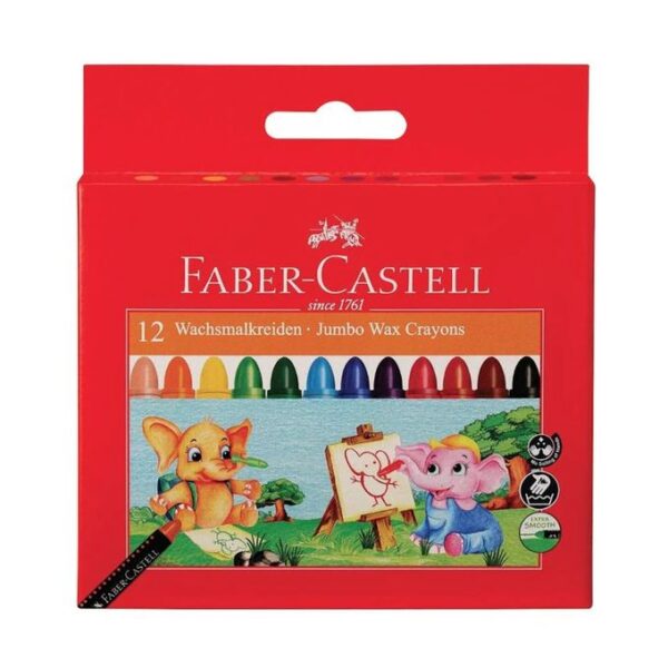 12 wachsmalkreiden jumbo wax crayons