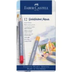 Crayon Goldfaber Aquarelle boîte métal de 12 pièces