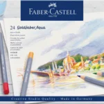 Crayon Goldfaber Aquarelle boîte métal de 24 pièces