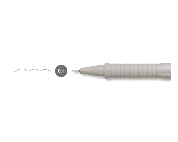 Feutre fin Ecco Pigment 0.1 mm, noir – Image 3