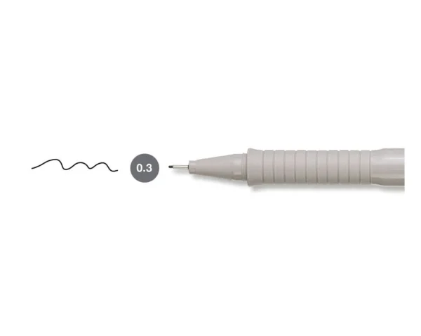 Feutre fin Ecco Pigment 0.3 mm, noir – Image 3