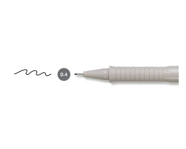 Feutre fin Ecco Pigment 0.4 mm, noir – Image 3