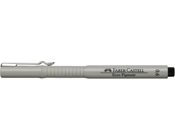 Feutre fin Ecco Pigment 0.6 mm, noir