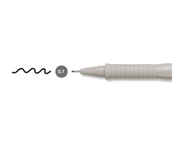 Feutre fin Ecco Pigment 0.7 mm, noir – Image 3