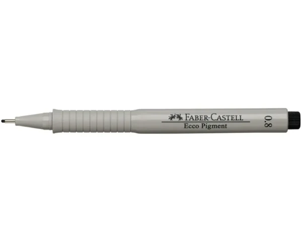 Feutre fin Ecco Pigment 0.8 mm, noir – Image 2