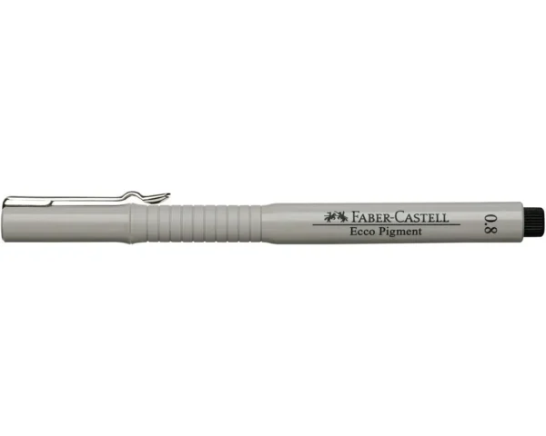 Feutre fin Ecco Pigment 0.8 mm, noir