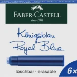 6 cartouches d'encre bleu