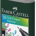 Faber-Castell 151611 Feutre GRIP Finepen tube plastique de 10