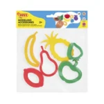 MODELLING ACCESSORIES Hanging bag 6 Clay cutters fruits