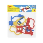 MODELLING ACCESSORIES Hanging bag 6 Clay cutters jungle animals