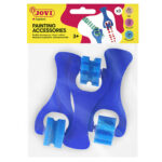 PAINTING ACCESSORIES Bag with 3 foam rollers with various patterns