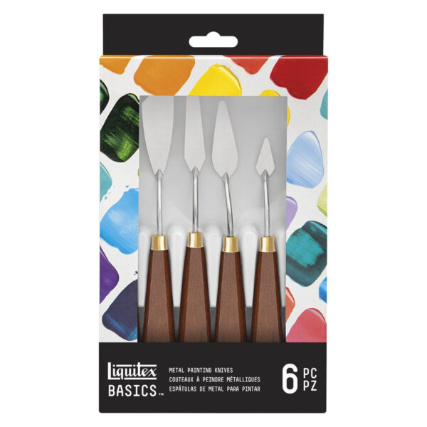 Metal Painting Knives x6 Set