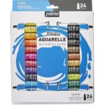 Set de Peinture Aquarelle 24 tubes