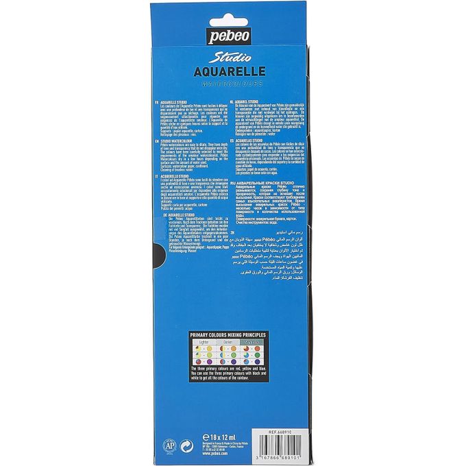 Set de Peinture Aquarelle 18 tubes – Image 2