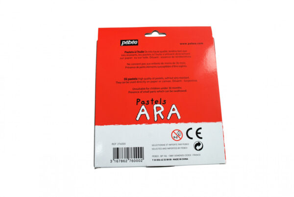 SET DE PASTELS À L'HUILE ARA ENFANT - PÉBÉO – Image 2