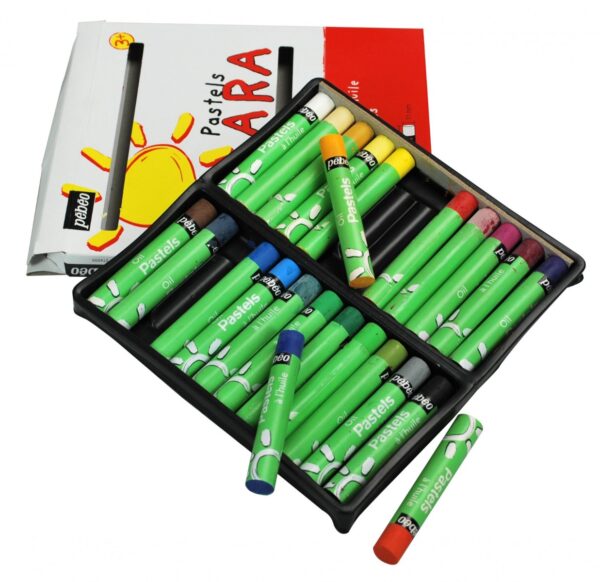 SET DE PASTELS À L'HUILE ARA ENFANT - PÉBÉO – Image 3