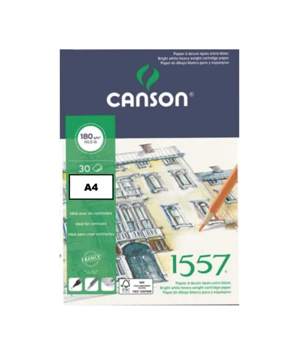 Bloc Canson 1557 180 grs. A4