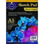 Bloc A5 sketch pad noir