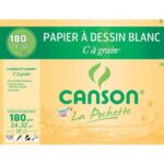 Pochette C à grain 24x32 180gsm