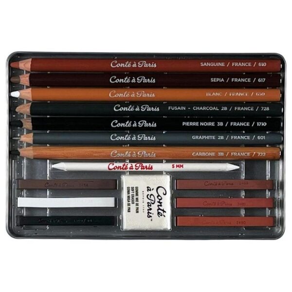 Crayons & Carrés Esquisse Boite de 15 pcs – Image 2