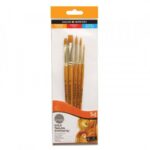 Pinceaux en taklone synthétique Simply Gold 5pcs Daler Rowney