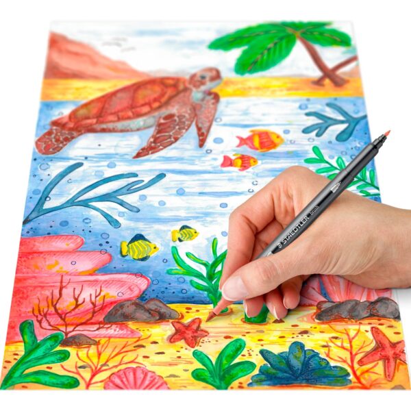 6.Double-ended watercolour brush pen – Image 4