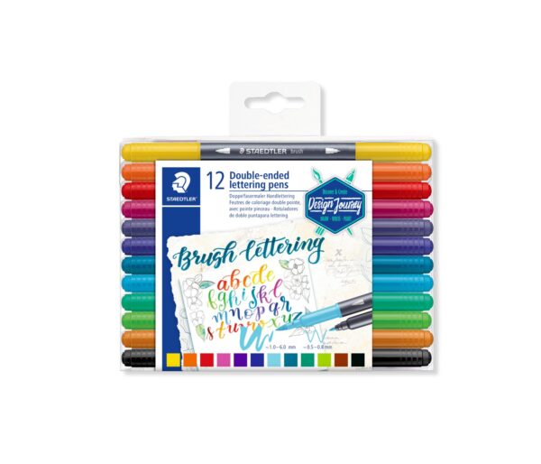 12 Double-ended lettering pen