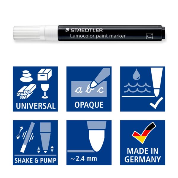 Acrylic marker with bullet tip – Image 2
