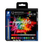 12 pigment brush pen 371C 12-1