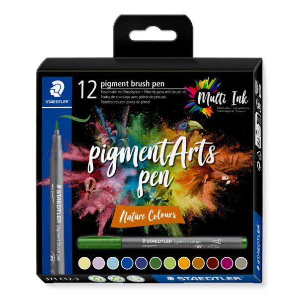 12 pigment brush pen 371 C12-3
