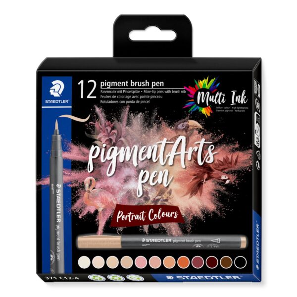 12 pigment brush pen 371 C12-4