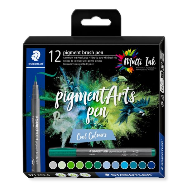 12 pigment brush pen 371 C12-6