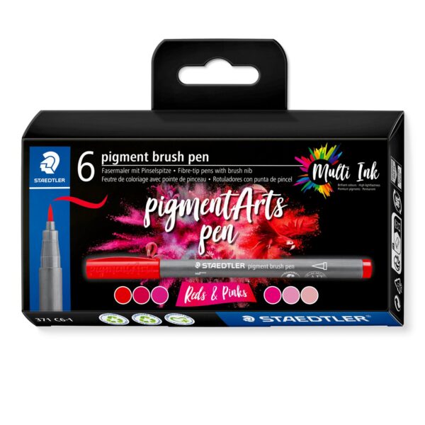 6 pigment brush pen 371