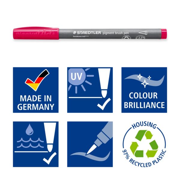 12 pigment brush pen 371C 12-1 – Image 3