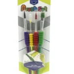 Keep Smiling Kids Multi Shapes 4PC Brush Set