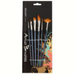 SINOART Artist Bristle Brush Aluminium Ferrule #4
