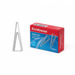 Paper clips nickel plated ErichKrause Triangular, 32mm (box 100 pcs)