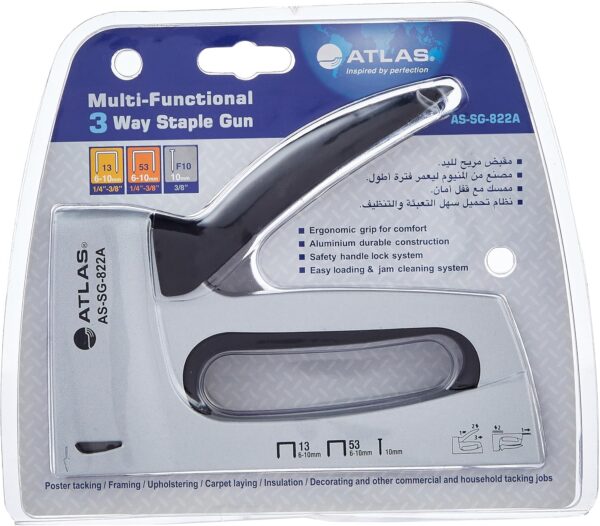 Atlas Aluminum Tacker and Nail Gun AS-SG-822A
