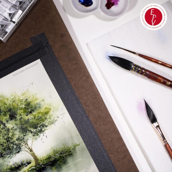 Arches Papier Aquarelle sur Rouleau, Bois, Blanc, Rolle - 113 x 914cm – Image 2