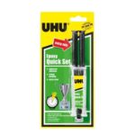 UHU COLLE EPOXY QUICK SET EN SEREINGUE HHR 14ml SOUS BLISTER