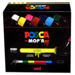 Ensemble vibrant de 8 marqueurs de peinture